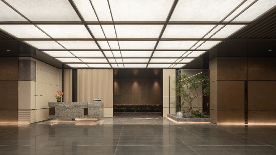 西安科技路金茂府车库实景