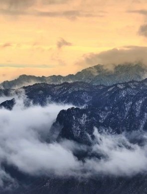 雪后初霁 秦岭如画