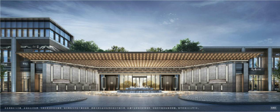 龙湖 青云阙|大门效果图 仅供参考 以实际为准