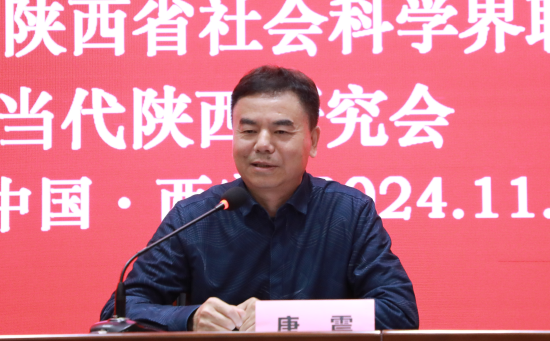 当代陕西研究会会长、省社科院研究员唐震做总结讲话