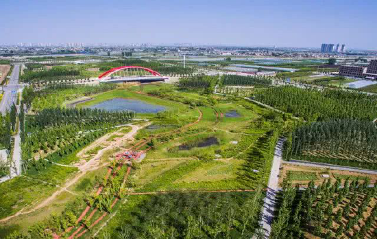 沣西实景图-图片来源于沣西管委会微信公众号