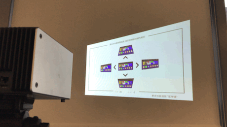 左右梯形校正过程