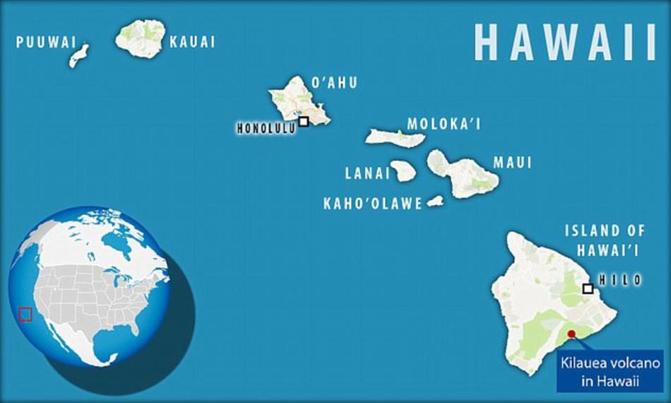 皮划艇冒险者拍摄基拉韦厄火山熔岩流