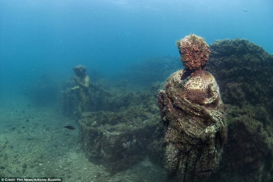 神秘海底文明:千年超奢华罗马古城沉入海中