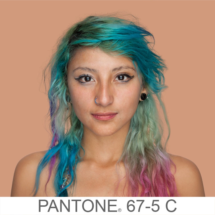 打破种族的界限 用肤色演绎标准色卡