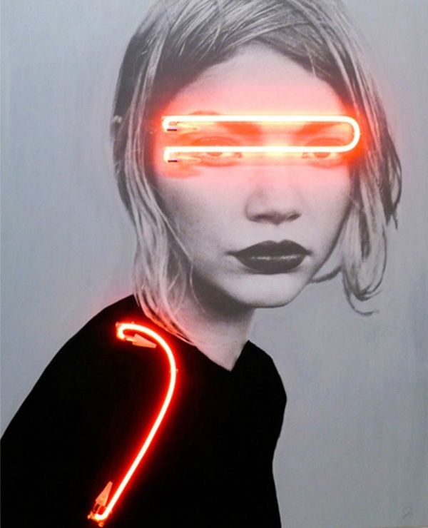 巧用霓虹灯管为人像造型 打造个性多彩画面