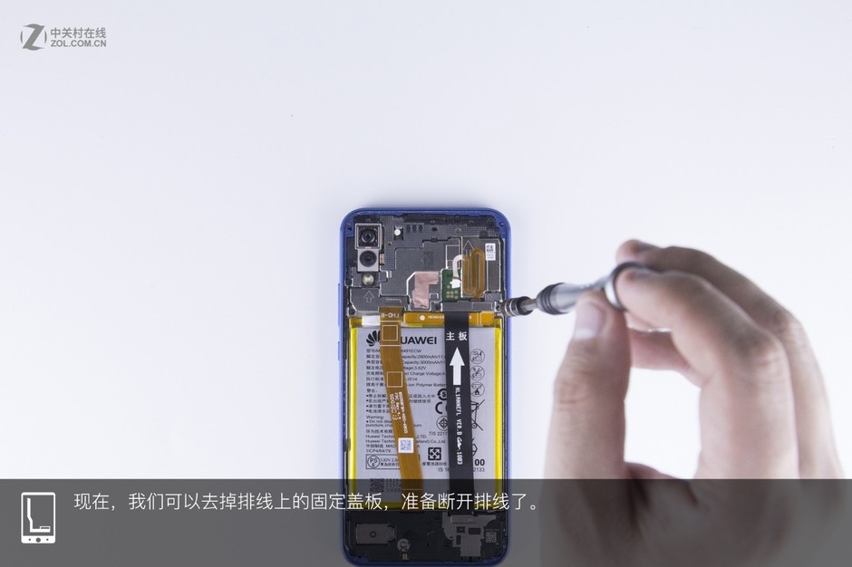 华为nova 3e拆解 新全面屏下暗藏玄机