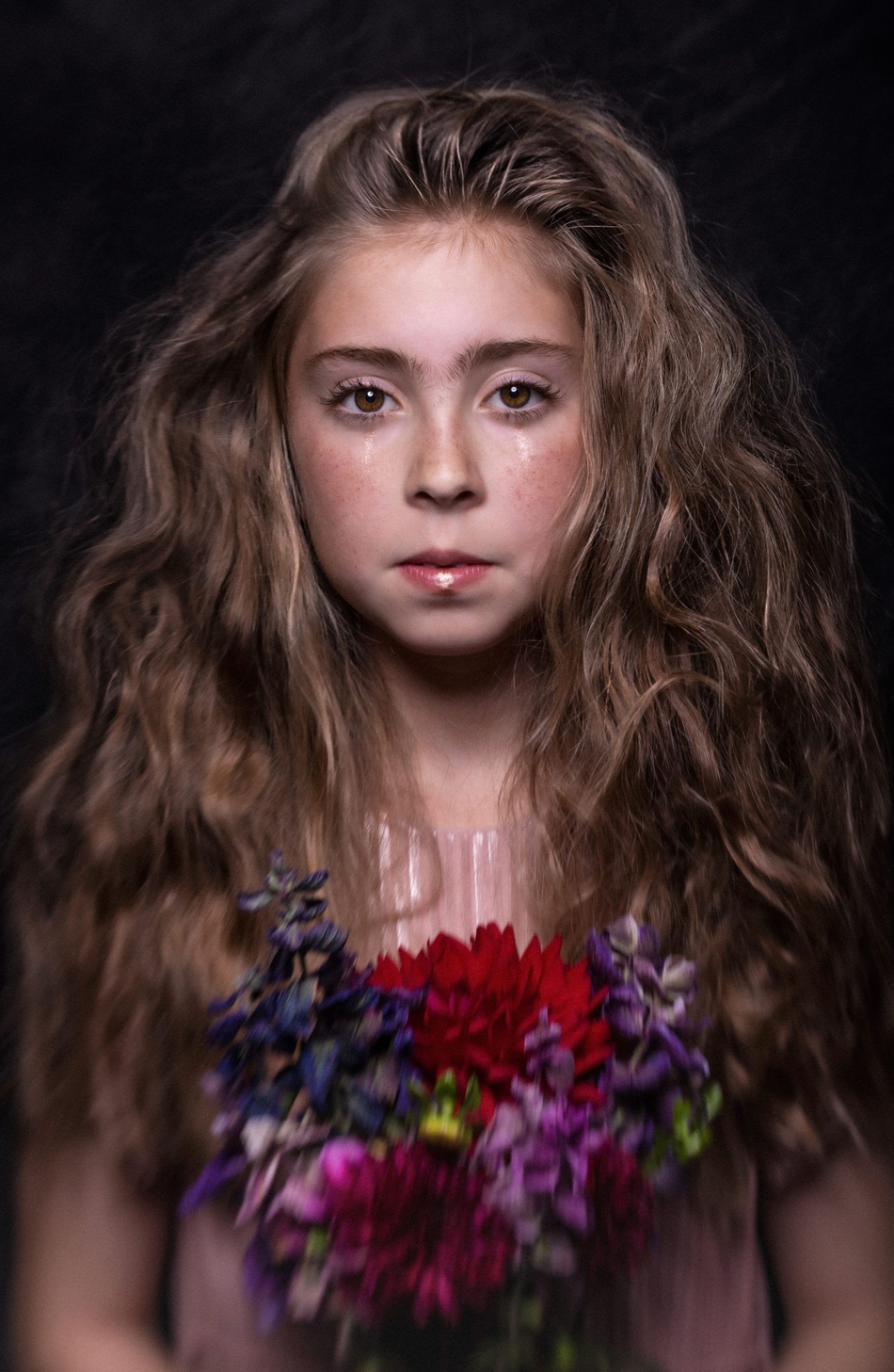 天使般的可爱面容 古典风的儿童人像