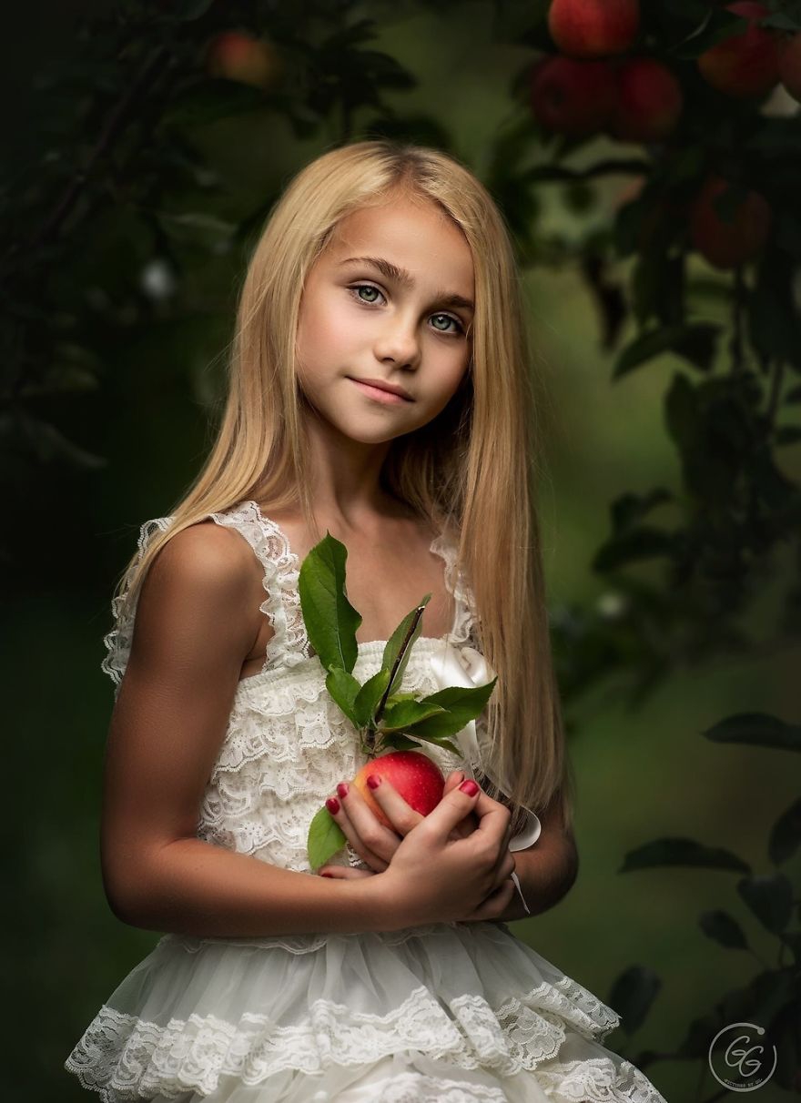 可爱俏皮的小仙女唯美清新的欧系儿童摄影