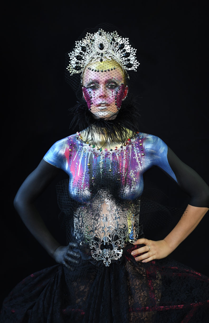 精妙绝伦的创意色彩 wbf世界人体彩绘节