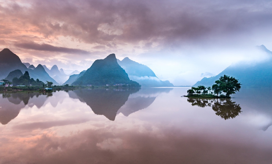 桂林山水诗情画意仿若水墨画