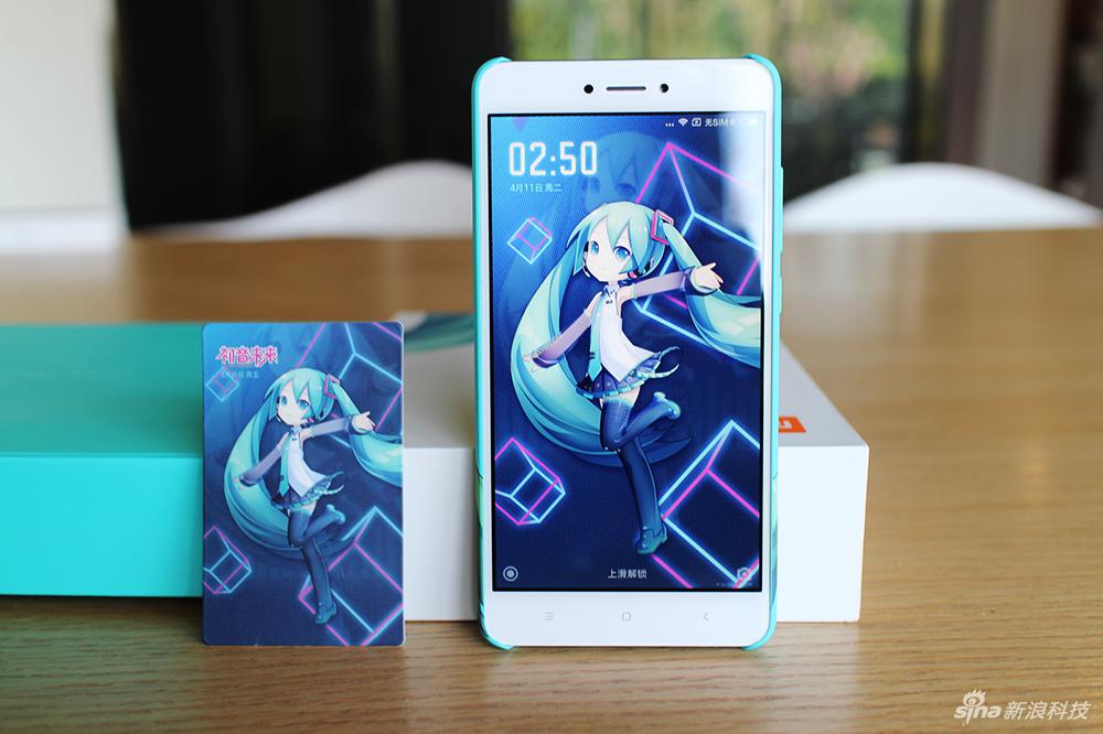 二次元世界专属 红米note 4x初音未来限量版图赏