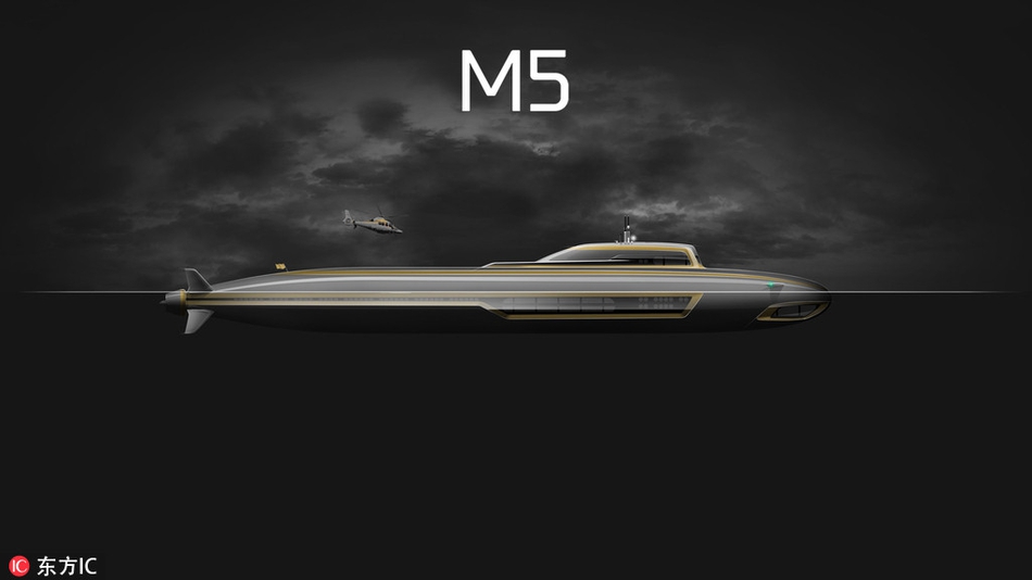 能让游艇变身为军事级潜水艇,这款奢华炫酷的大玩具被命名为"migaloo"