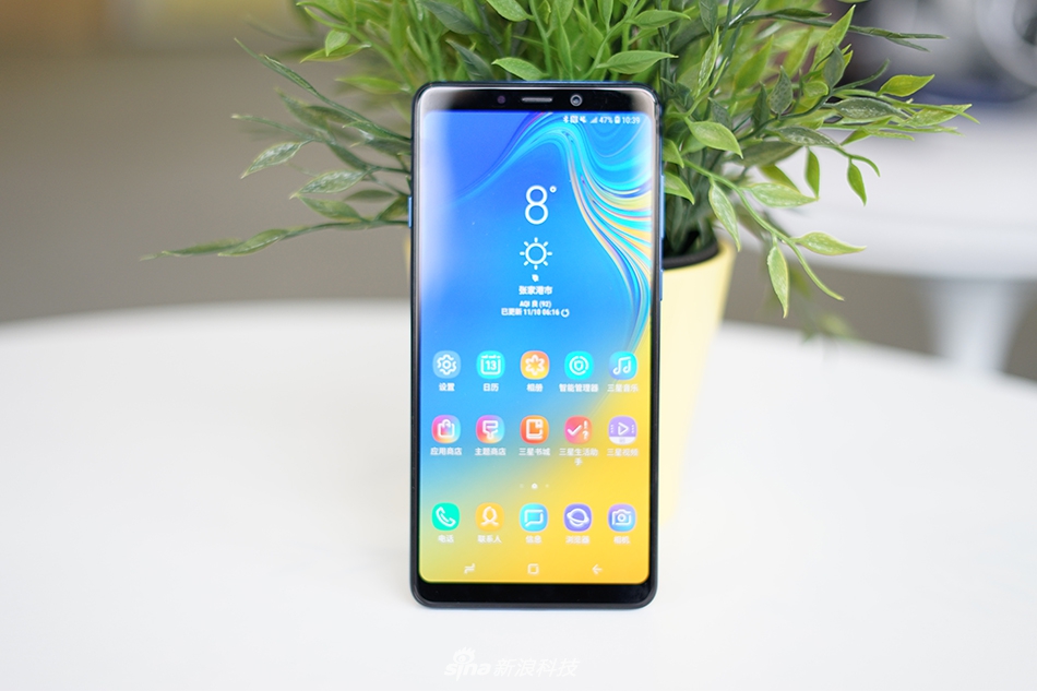 渐变机身 后置四摄 三星a9s手机图赏