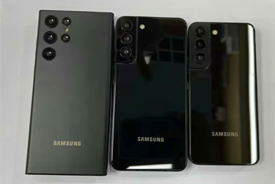 三款Galaxy S22系列机模上手：Ultra将配S Pen专用笔仓