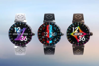 Louis Vuitton推新款智能手表：1.2吋圆形屏幕 支持支付宝