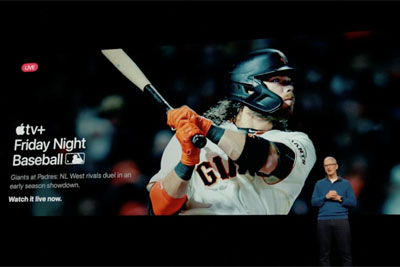 Apple TV+将上线《Friday Night baseball》等新内容