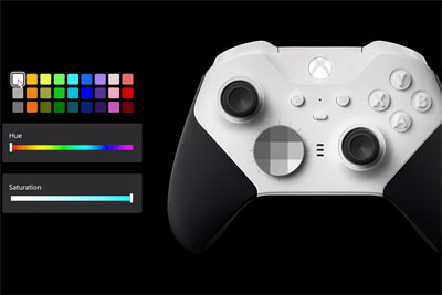 微软Xbox Elite 2无线手柄上的Xbox按钮现在支持RGB颜色定义