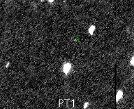 动图：2014年被发现时的“天涯海角”星
 来源：NASA