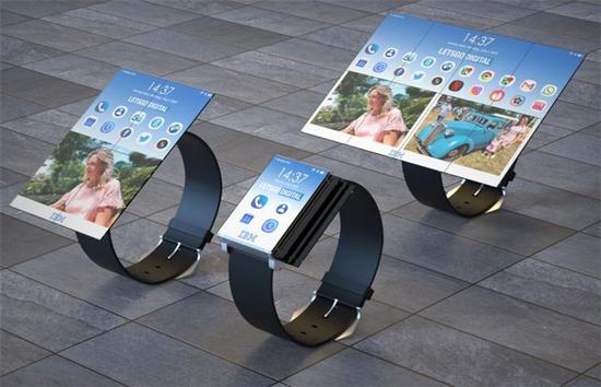 IBM柔性屏设备专利曝光 手表到手机到平板任意切换