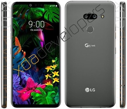 LG G8 ThinQ渲染图