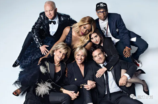 人,从上到下分别是    ryan murphy, spike lee, laverne cox, alison