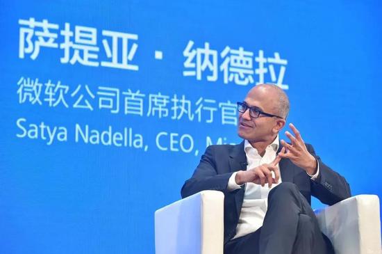 （微软现任CEO Satya Nadella）