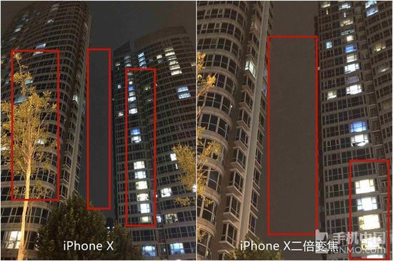 iPhone X室外夜间样张