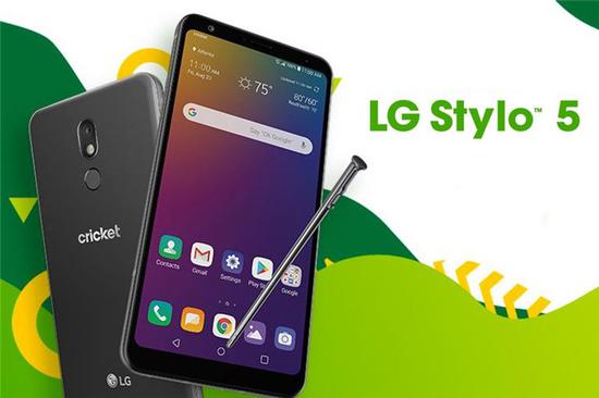 LG Stylo 5在美国推出 两种配色+内置手写笔