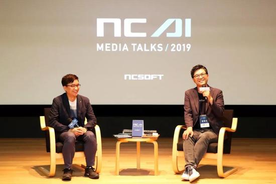 NCsoft人工智能中心、自然语言处理中心负责人在该公司举办的活动上