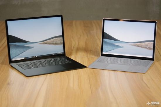 Surface Laptop 3 13.5与15英寸正面对决