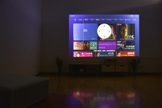  左右梯形校正后