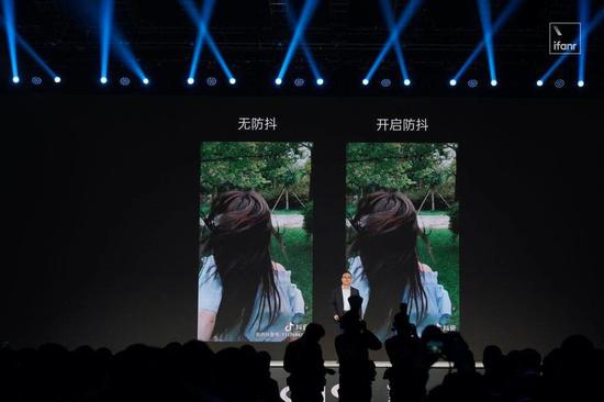 ▲ OPPO 在抖音中加入防抖功能，改变行动拍摄的画面清晰度