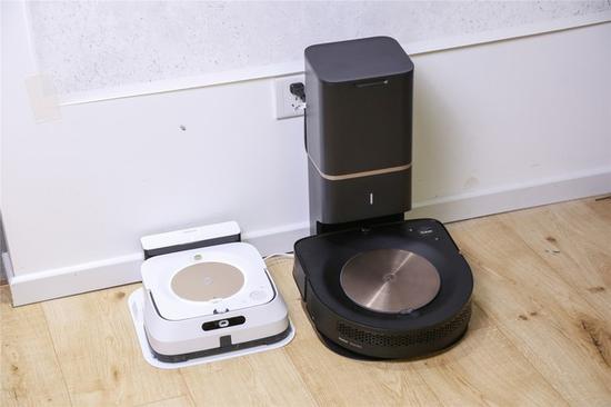  iRobot Braava jet m6 擦地机器人与Roomba s9+ 扫地机器人