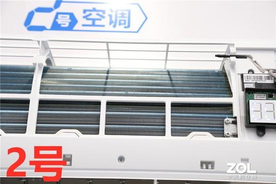  2号经过三次结霜后 翅片上涂抹的灰尘和番茄酱基本清洁干净