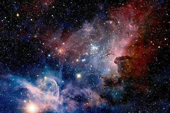 普通可见物质只占到了宇宙总成分的5%，更多的暗物质和暗能量有待人类去探索发现 