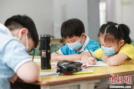 7月19日，北京暑期学生托管服务正式开始。&nbsp;中新社记者 贾天勇 摄