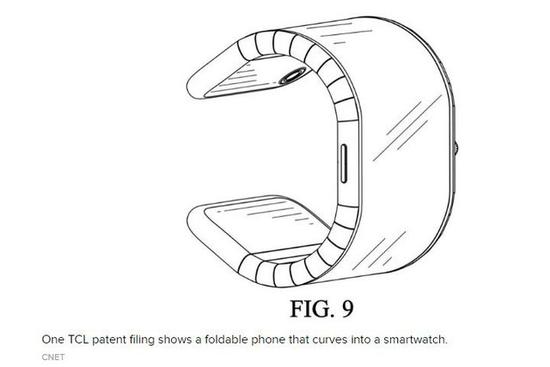 TCL折叠屏设备专利图（图片：CNT）