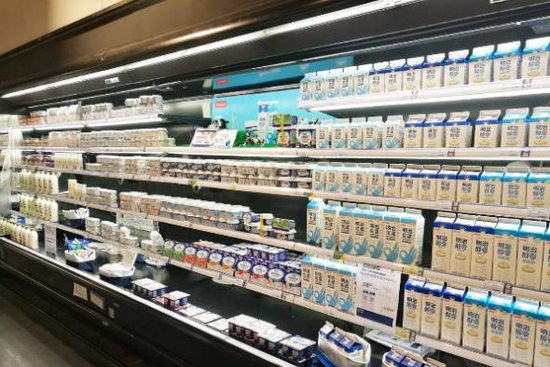 超市的低温酸奶 来源丨百度