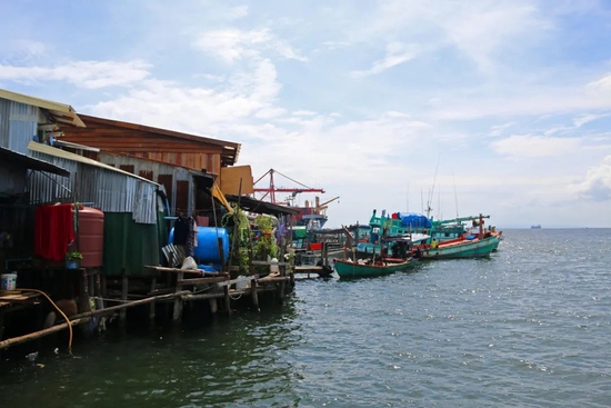 西哈努克港的渔船（图/视觉中国）