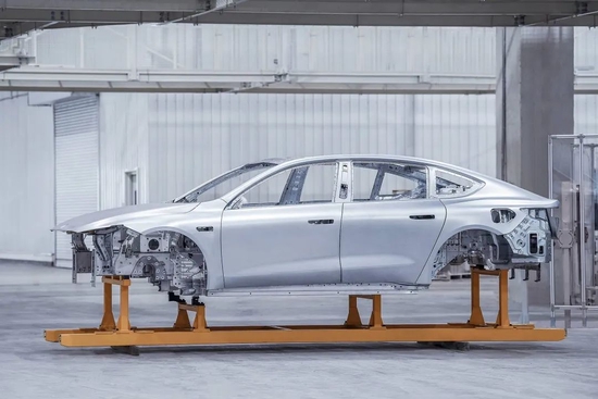 蔚来ET7白车身(图片来源:公司官网)