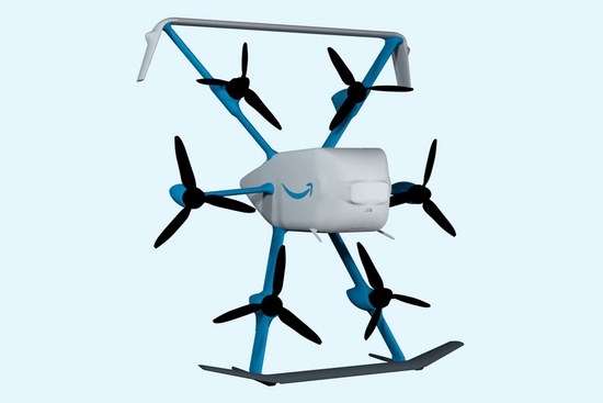 无人机：亚马逊正开发下一代Prime Air送货无人机续航更强，下小雨也能飞