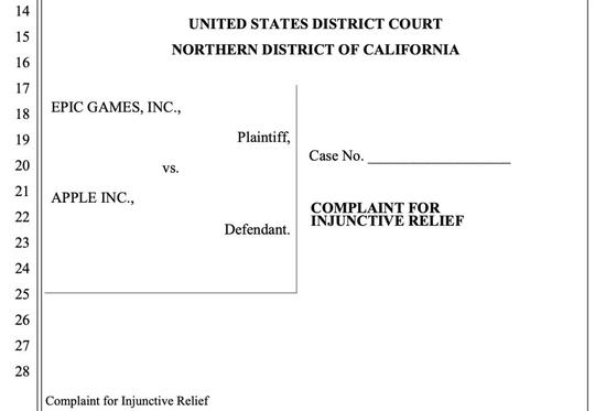 Epic Games vs 苹果：一场事先张扬的反垄断“阴谋”
