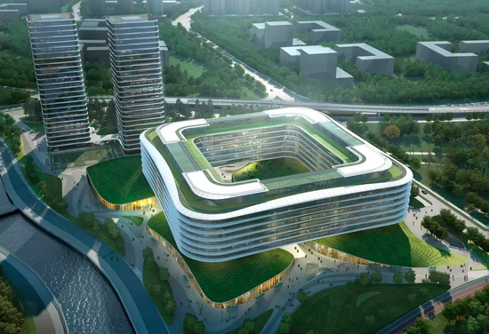 趣店正在修建中的厦门总部大楼