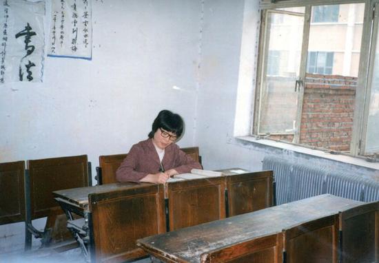 在山大自习室学习