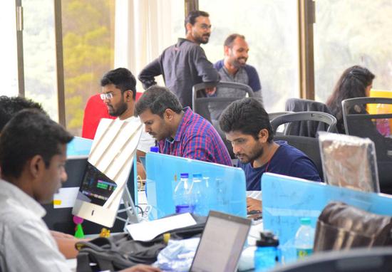 印度团队远程协同/受访者供图