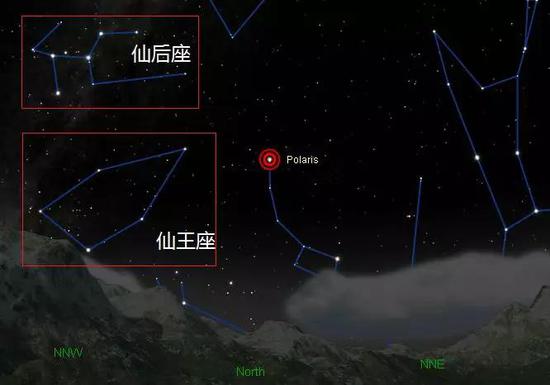 北纬50°以北的天区仙王座与仙后座都在天球的北半球首先这是两个非常