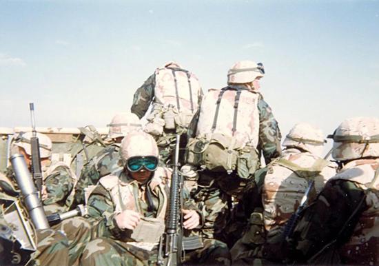 波斯湾战争中的美军 图片来源：wikimedia