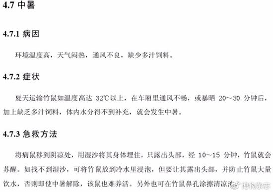 水没喝够会中暑但是竹鼠真的会中暑吗? 竹鼠中暑的对策。来源:《中华竹鼠驯养的研究》