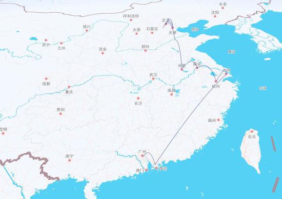 這次走過的城市
